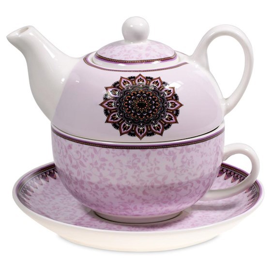 Tea for One Mandala paars