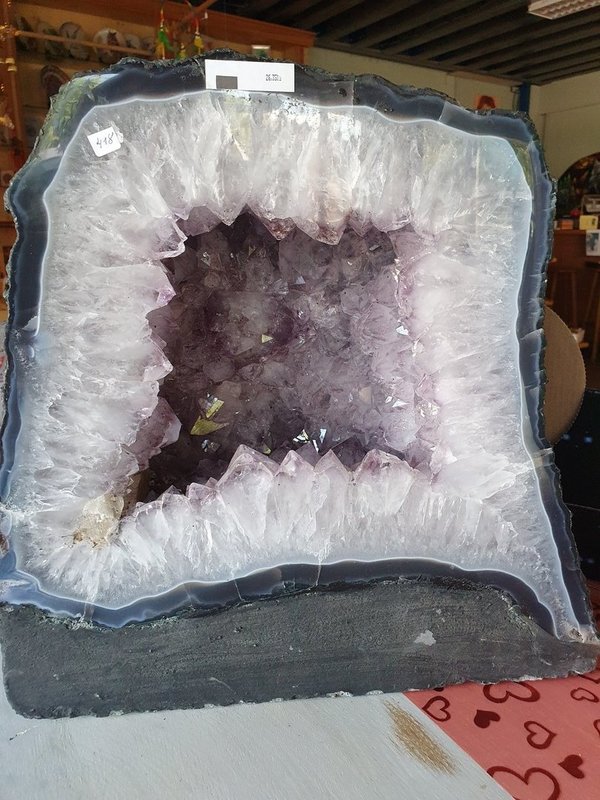 Geode Amethist/bergkristal 26 kg